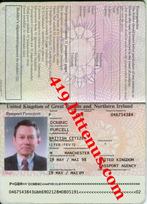 international passport  DOMINIC PURCELL